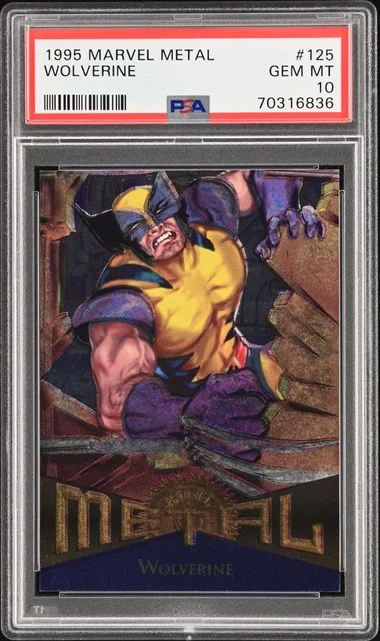 1995 Fleer Wolverine Marvel Metal #125 card image