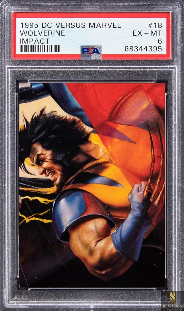 1995 Fleer Wolverine Marvel Metal Gold Blaster #18 card image