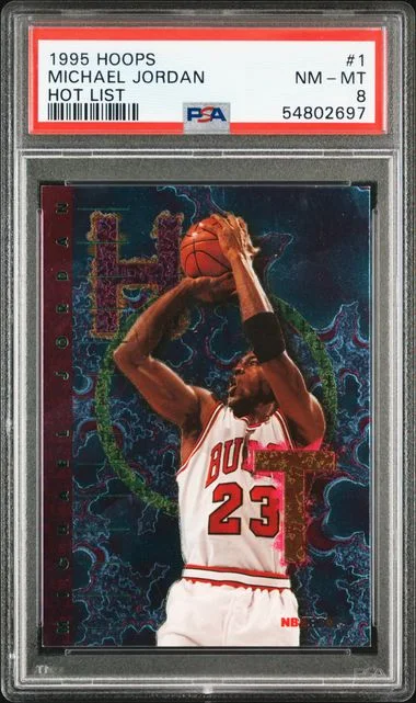 1995 Hoops Michael Jordan Hot List #1 card image