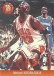 1995 Joan Basket Dominos NBA Greek Michael Jordan #10 card image