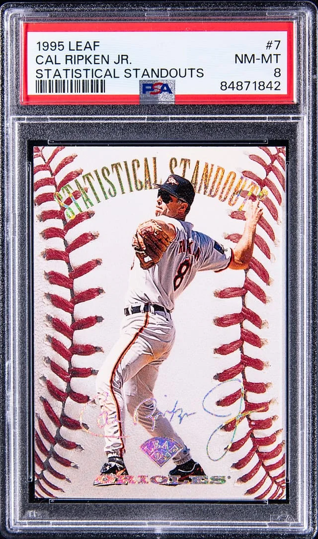 1995 Leaf Cal Ripken Jr. Statistical Standouts #7 card image