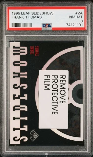 1995 Leaf Frank Thomas Slideshow #2A card image