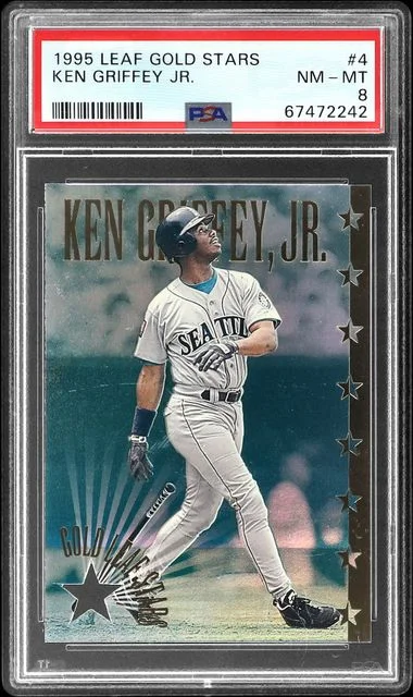 1995 Leaf Ken Griffey Jr. Gold Stars #4 card image