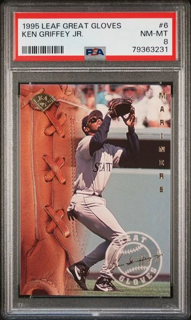 1995 Leaf Ken Griffey Jr. Great Gloves #6 card image