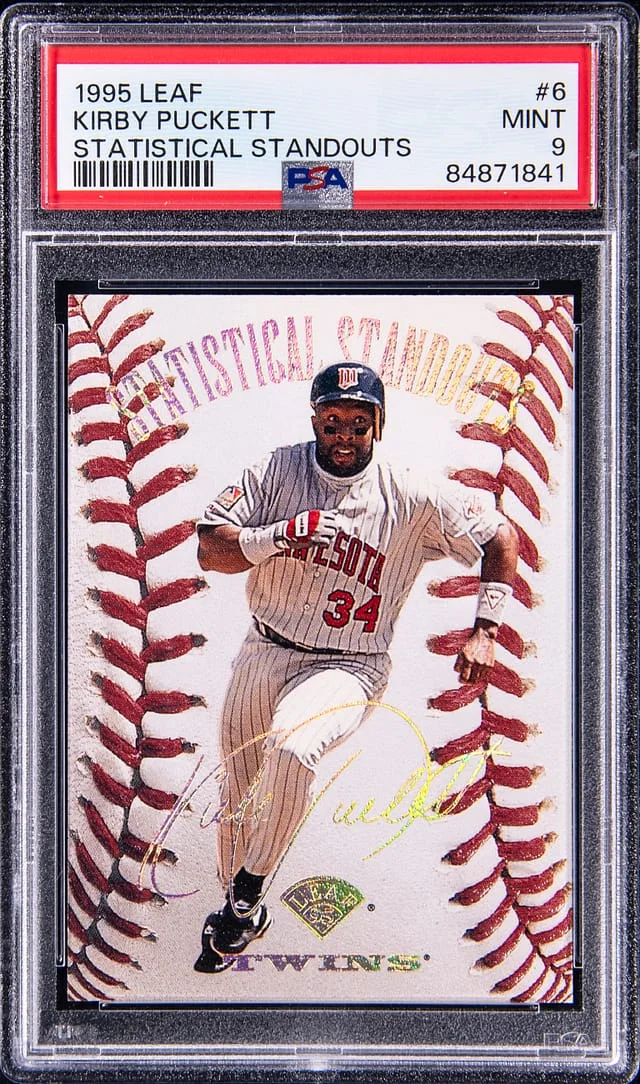 1995 Leaf Kirby Puckett Statistical Standouts #6 card image