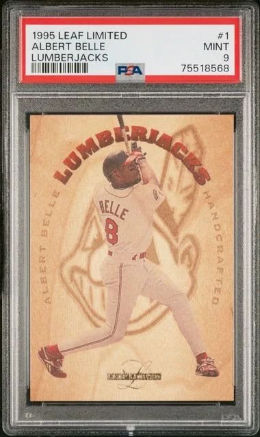 1995 Leaf Limited Albert Belle Lumberjacks #1 card image