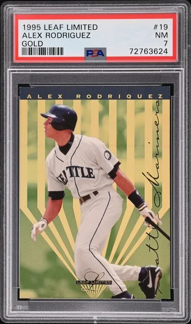 1995 Leaf Limited Alex Rodriguez Gold #19 card image