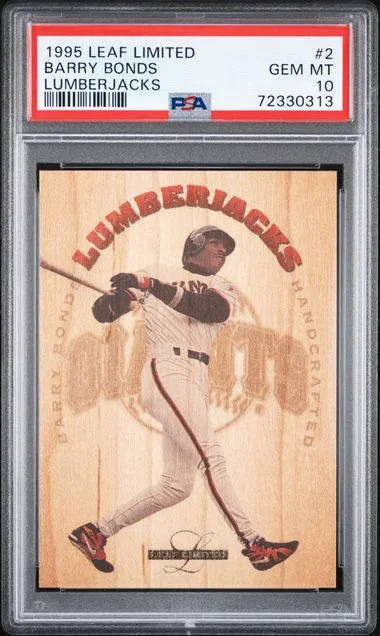 1995 Leaf Limited Barry Bonds Lumberjacks #2 card image