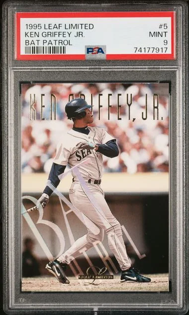 1995 Leaf Limited Ken Griffey Jr. Bat Patrol #5 card image
