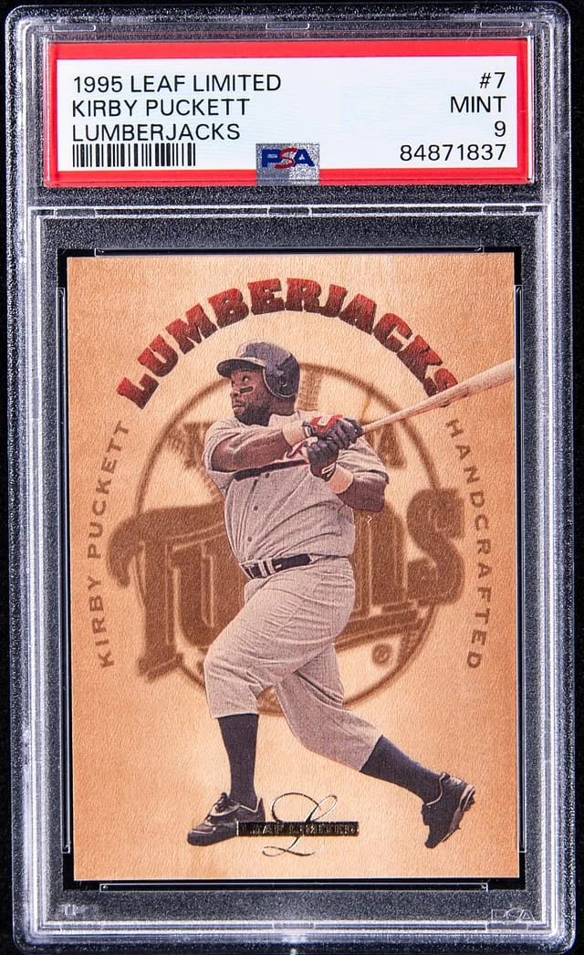 1995 Leaf Limited Kirby Puckett Lumberjacks #7 card image