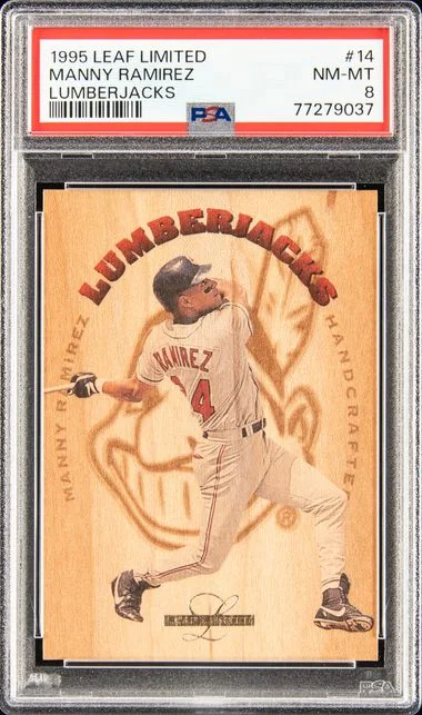 1995 Leaf Limited Manny Ramirez Lumberjacks #14 card image
