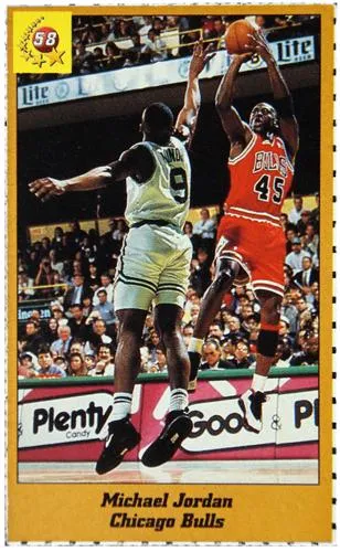 1995 Magic Sport ID Cards (German) Michael Jordan #58 card image