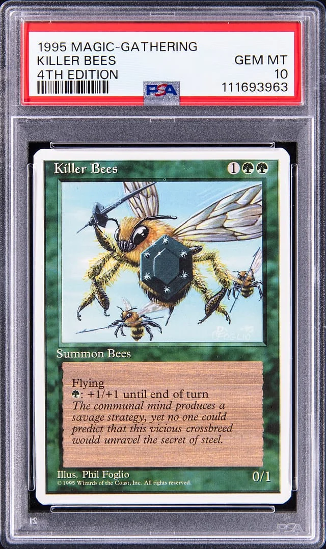 1995 Magic The Gathering Edition Killer Bees #4th card image