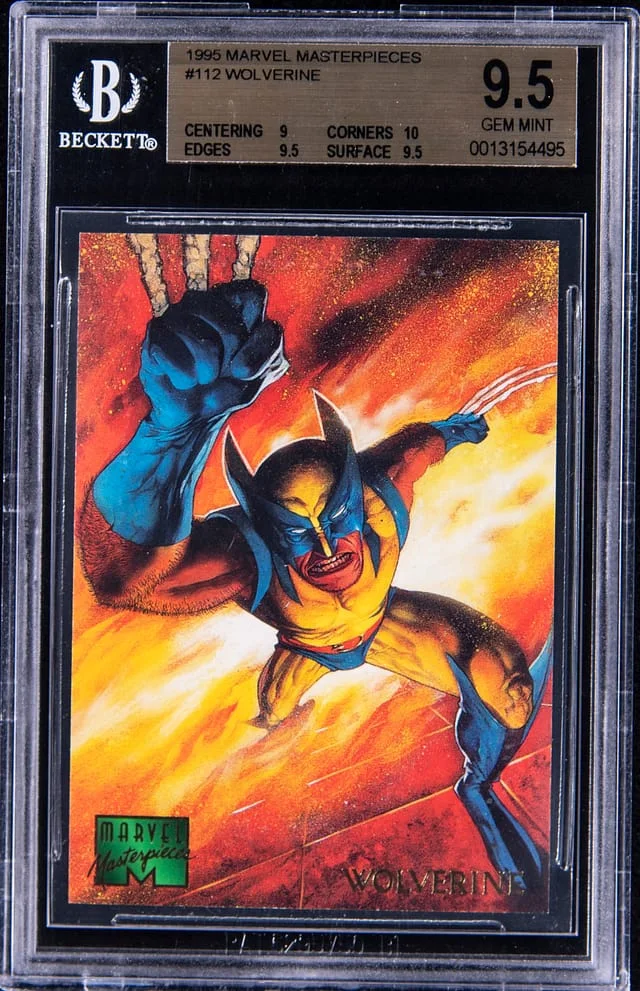 1995 Marvel Masterpieces Wolverine #112 card image