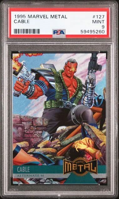 1995 Marvel Metal Cable #127 card image