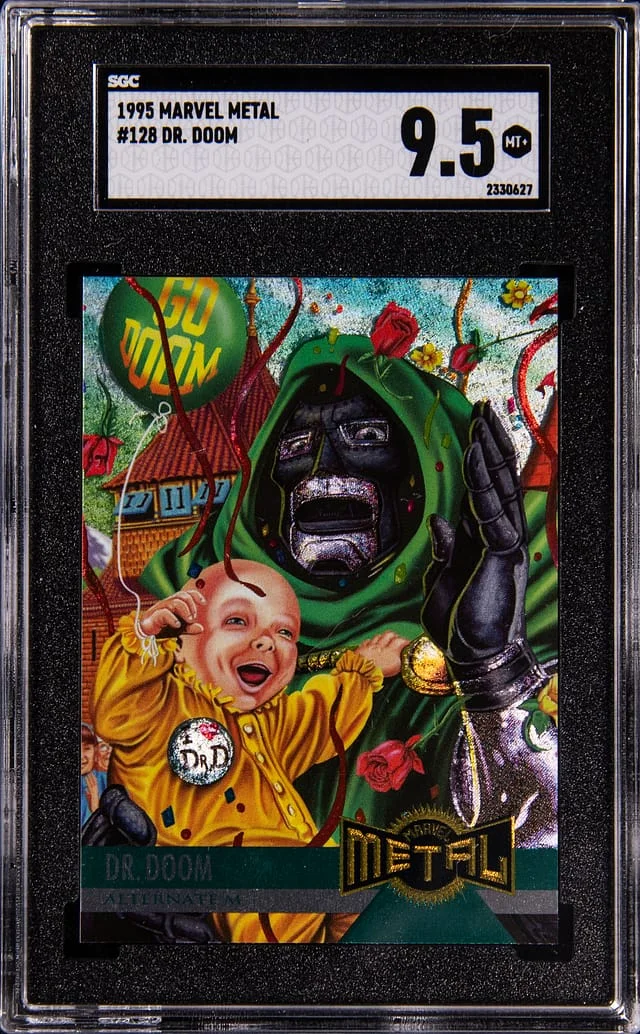1995 Marvel Metal Dr. Doom #128 card image