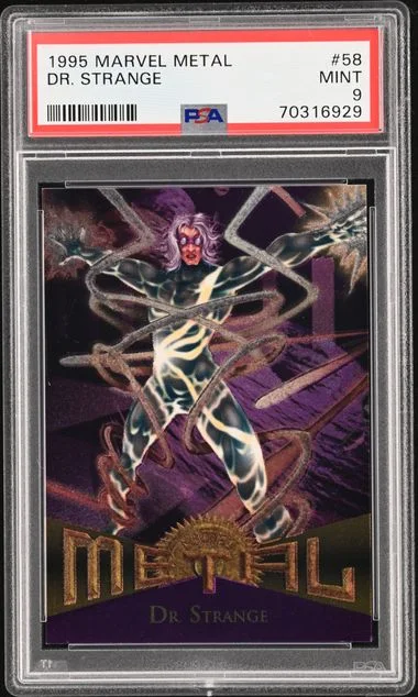 1995 Marvel Metal Dr. Strange #58 card image