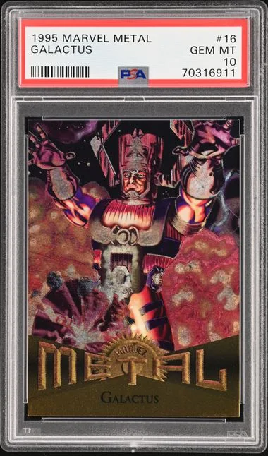 1995 Marvel Metal Galactus #16 card image