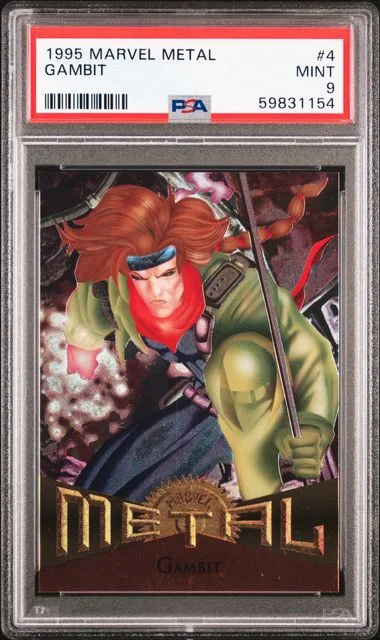 1995 Marvel Metal Gambit #4 card image