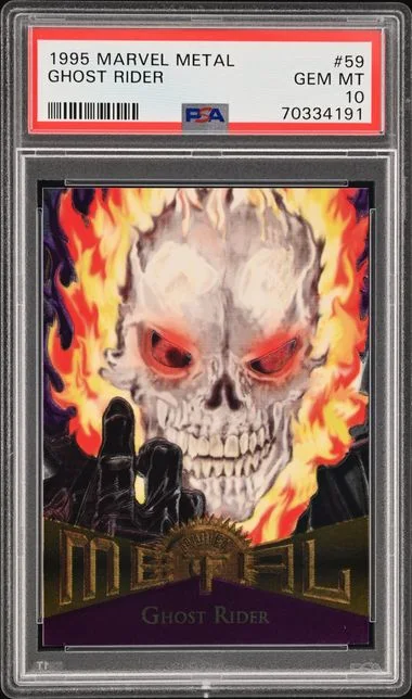 1995 Marvel Metal Ghost Rider #59 card image