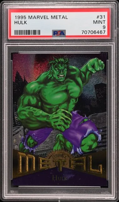 1995 Marvel Metal Hulk #31 card image