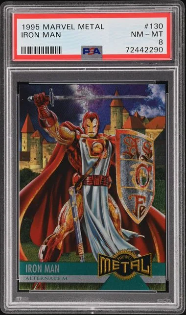 1995 Marvel Metal Iron Man #130 card image