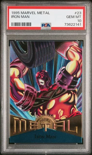 1995 Marvel Metal Iron Man #23 card image