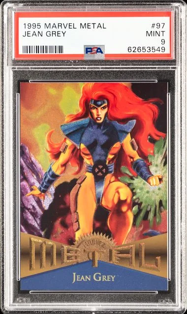 1995 Marvel Metal Jean Grey #97 card image