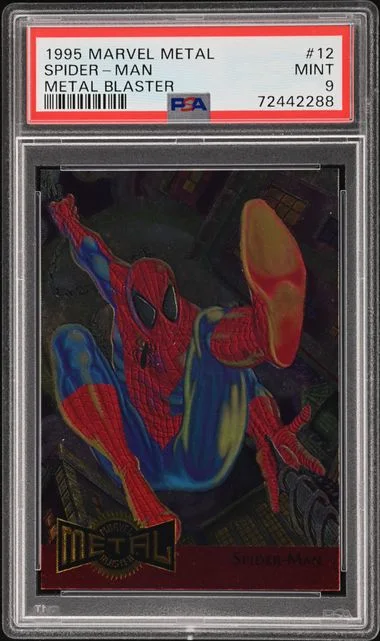 1995 Marvel Metal Metal Blaster Spider-Man #12 card image