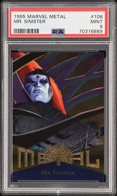 1995 Marvel Metal Mr. Sinister #106 card image