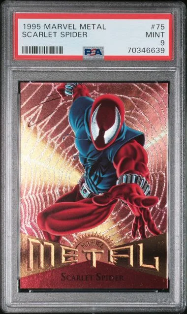 1995 Marvel Metal Scarlet Spider #75 card image
