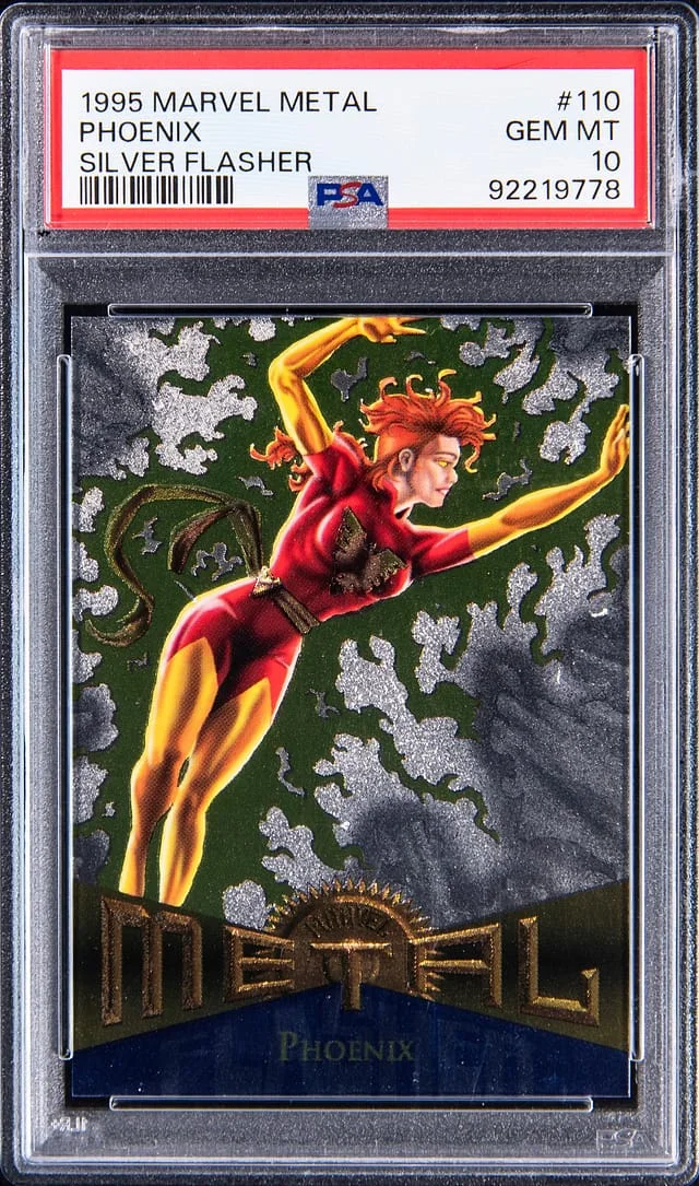 1995 Marvel Metal Silver Slasher Phoenix #110 card image