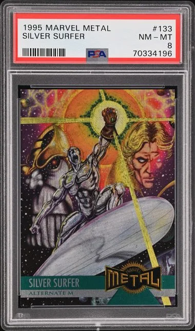 1995 Marvel Metal Silver Surfer #133 card image