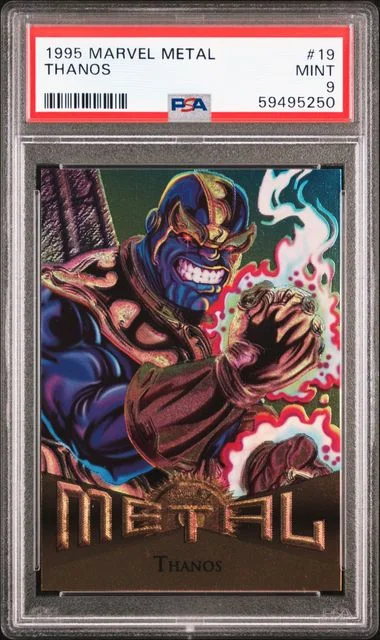 1995 Marvel Metal Thanos #19 card image
