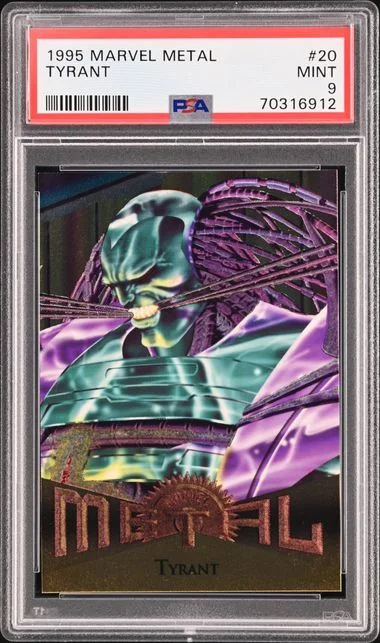 1995 Marvel Metal Tyrant #20 card image