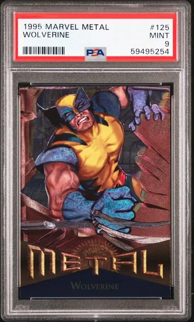 1995 Marvel Metal Wolverine #125 card image