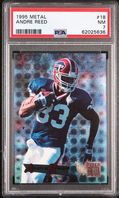 1995 Metal Andre Reed #18 card image