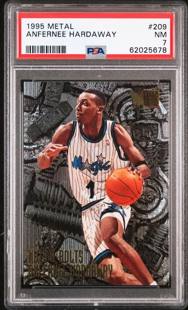 1995 Metal Anfernee Hardaway #209 card image