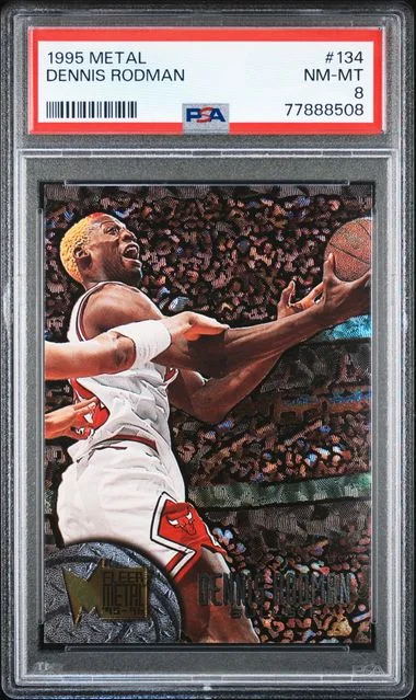 1995 Metal Dennis Rodman #134 card image