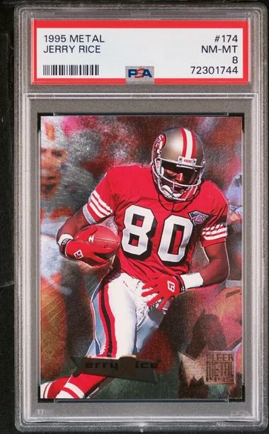 1995 Metal Jerry Rice #174 card image