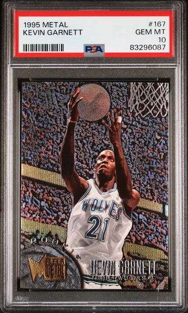 1995 Metal Kevin Garnett #167 card image