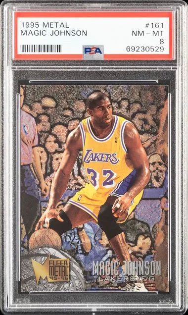 1995 Metal Magic Johnson #161 card image
