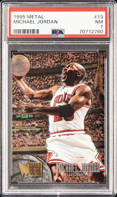1995 Metal Michael Jordan #13 card image