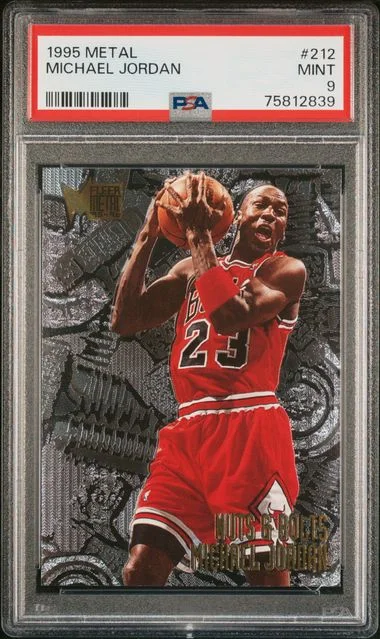 1995 Metal Michael Jordan #212 card image