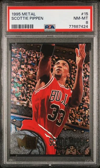 1995 Metal Scottie Pippen #15 card image