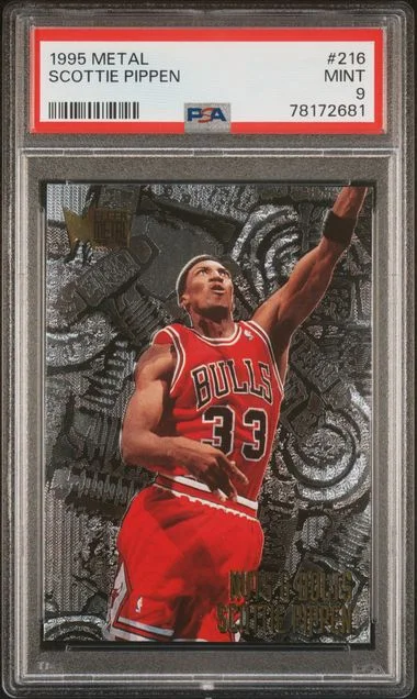 1995 Metal Scottie Pippen #216 card image