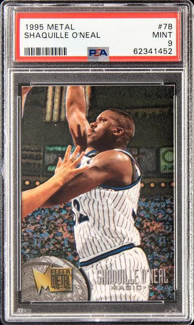 1995 Metal Shaquille O'Neal #78 card image