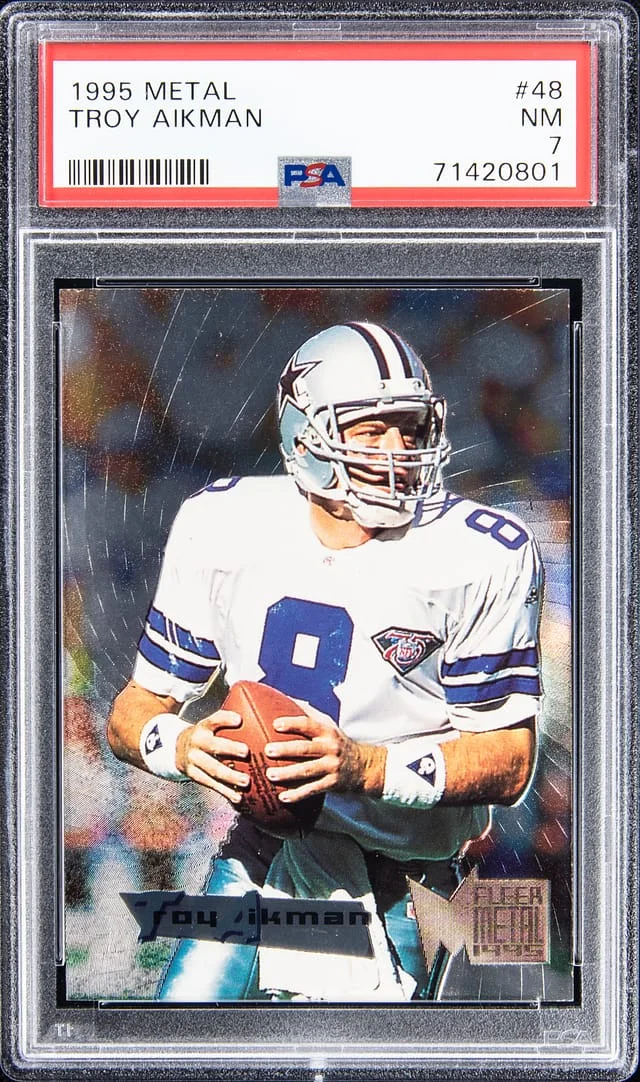 1995 Metal Troy Aikman #48 card image