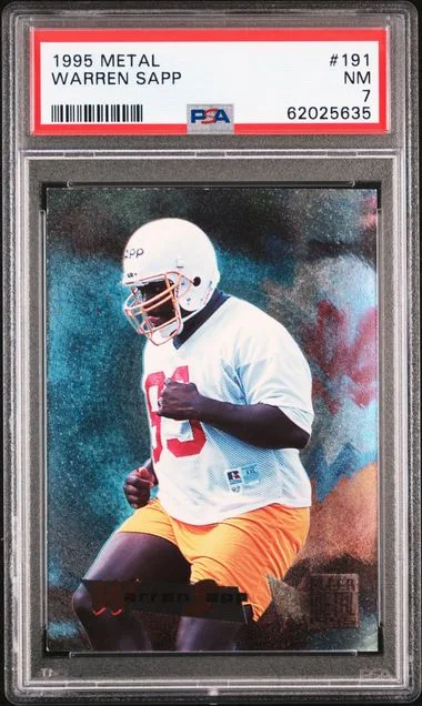 1995 Metal Warren Sapp #191 card image