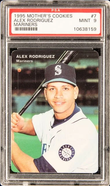 1995 Mother's Cookies Mariners Mariners Alex Rodriguez #7 card image